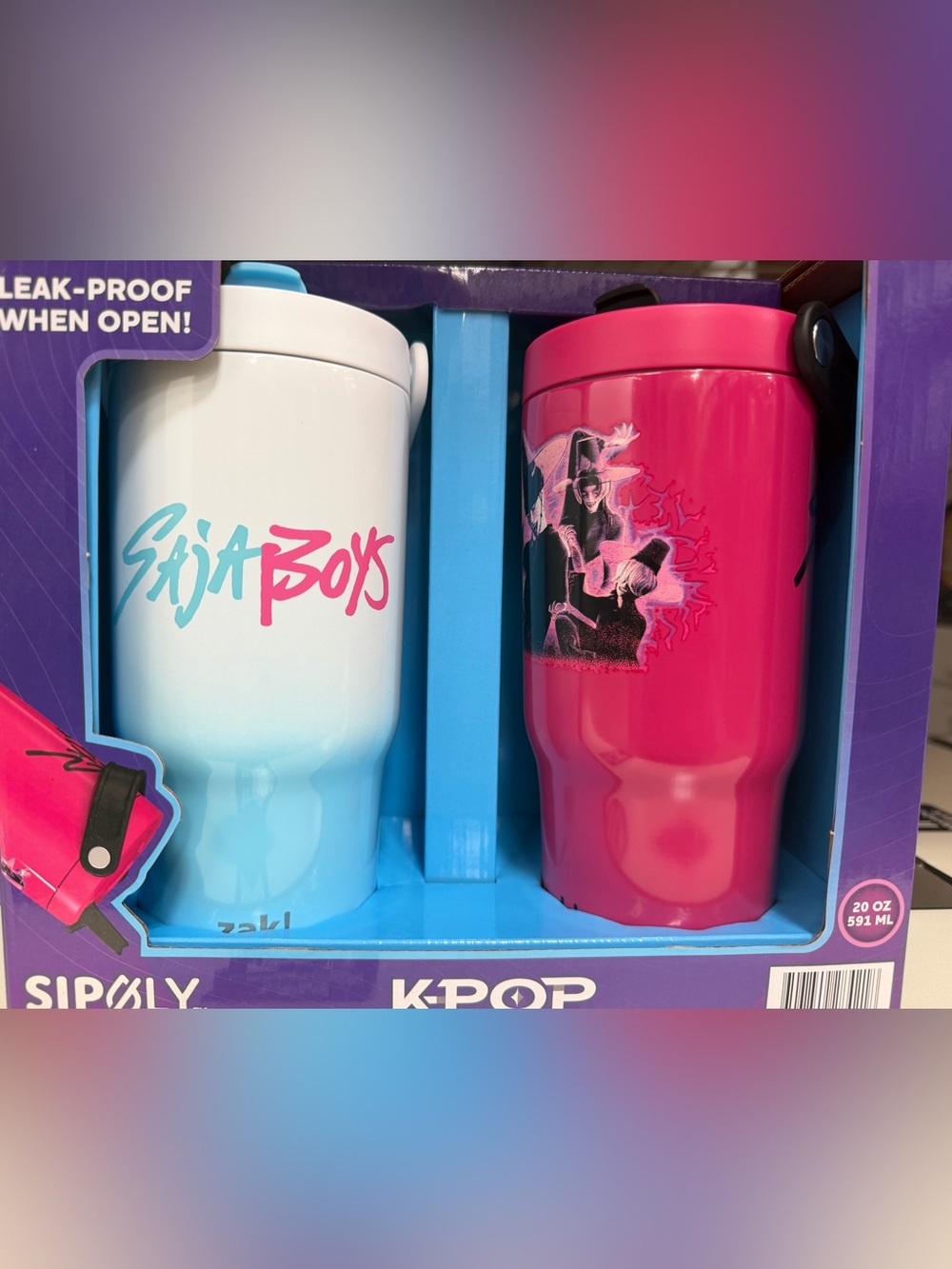 New KPOP
DEMON + HUNTERS Sip stainless steel water bottle set